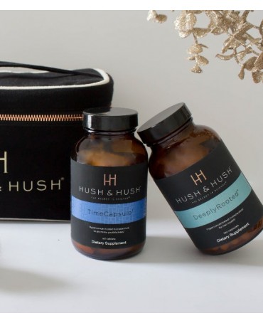 HUSH&HUSH BEAUTY BAG GLOW &...